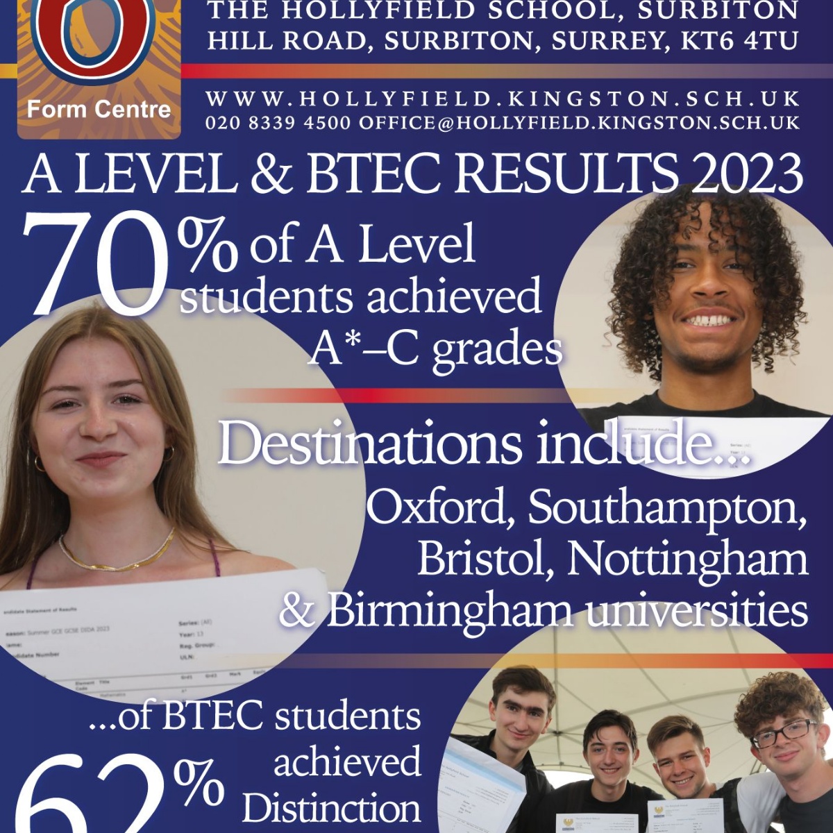 The Hollyfield School Sixth Form Enrolment Days